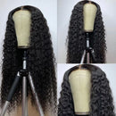 Mslynn 13x6 Lace Front Wig Curly Human Hair Wig Transparent Kinky Curly Lace Front Wig