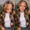 Body Wave Highlight 360 Lace Wig Human Hair