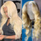 Mslynn 613 Blonde Wig Body Wave 4X4 Lace Closure Wig Transparent Lace Wig