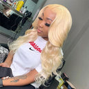 Mslynn 613 Blonde Wig Body Wave 4X4 Lace Closure Wig Transparent Lace Wig