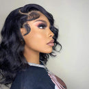 Shoulder Length Short Cut Wig Loose Wave Wig 5X5 Lace Closure Loose Body Wig