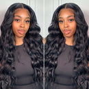 Mslynn 6X6 Lace Closure Wig Transparent Lace Wig Body Wave Wigs Deep Part Wig