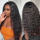 Mslynn Water Wave 6x6 Lace Closure Wigs Transparent Lace Wig Deep Part Wig