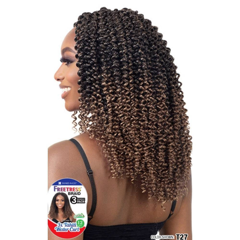 FreeTress Synthetic Crochet Braids - 3X Tahiti Water Curl 12"