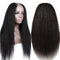 U Part Wigs 2x4 U Part Wig Yaki Straight Glueless Human Hair Wigs