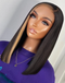 Jessies Wig Upgrade Lace 5X6 Pre Cut Lace Double Drawn 15A Crystal HD Lace Highlight Blunt Cut Bob Wigs Side Part