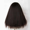 210% Density Thin V Part Wigs Glueless Kinky Straight Human Hair V Part Wig No Leave Out