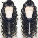 Xrs Beauty Hair Loose Wave Wig Undetectable Layered Edge With Baby Hair 13x5 Unprocessed Natural Black Human Hair [LFW03]