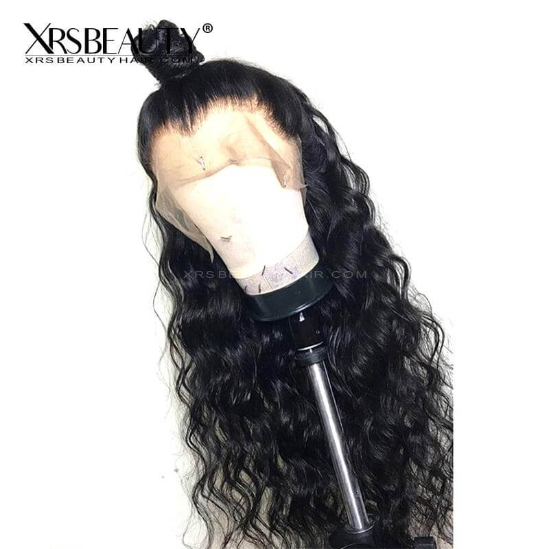 Xrs Beauty Hair Loose Wave Wig Undetectable Layered Edge With Baby Hair 13x5 Unprocessed Natural Black Human Hair [LFW03]