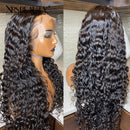 Xrs Beauty Hair Natural Black Curly Human Hair 13x5 Lace Front Wig Pre Plucked Hairline With baby Hair [LFW26]