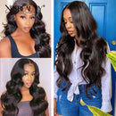 Xrs Beauty Hair Layered Edge Undetectable Human Hair Body Wave Wig With Baby Hair 13x5 Frontal Wigs [LFW02]