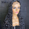 Xrs Beauty Hair Natural Black Curly Human Hair 13x5 Lace Front Wig Pre Plucked Hairline With baby Hair [LFW26]