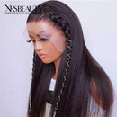 Xrs Beauty Hair Human Hair HD Lace Front Wig Italy Yaki 13x6 *NEW* CLEAR LACE & CLEAN HAIRLINE [LFW20]