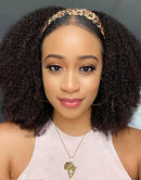 Jessies Wig Flash Deal $89.99 18"Afro Kinky Curly Headband Wig Beginner Friendly