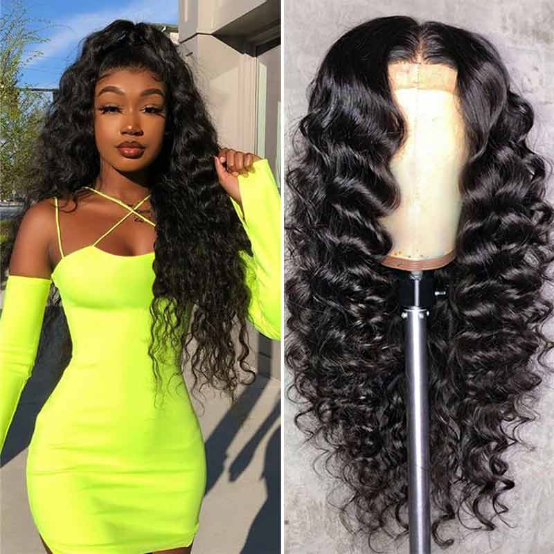 Aligrace 4x4 Lace Loose Wave Human Hair Wig