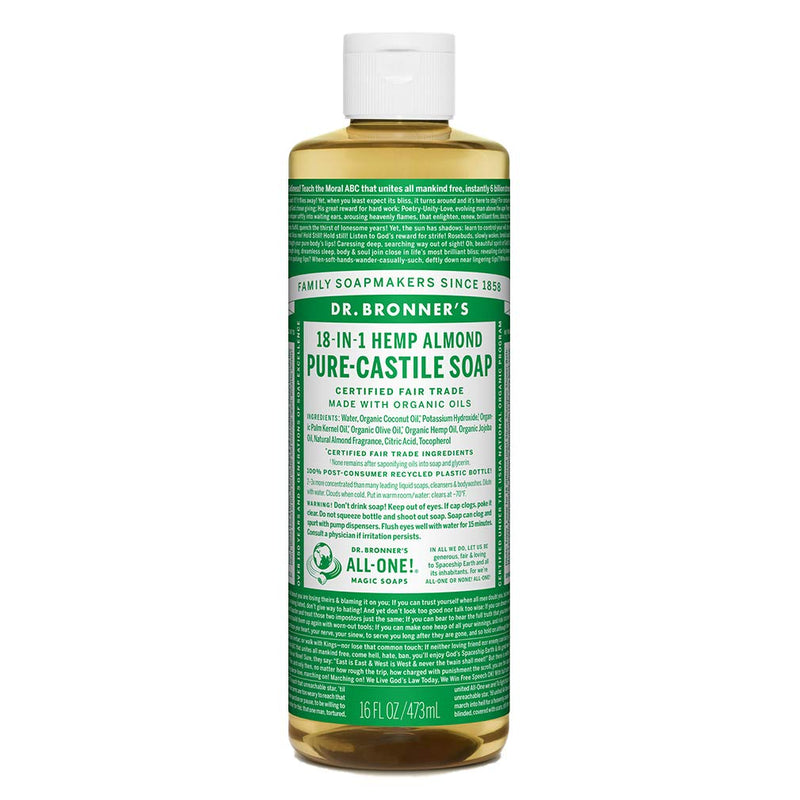 DR. Bronner's Castile Soap 16OZ and 32 OZ