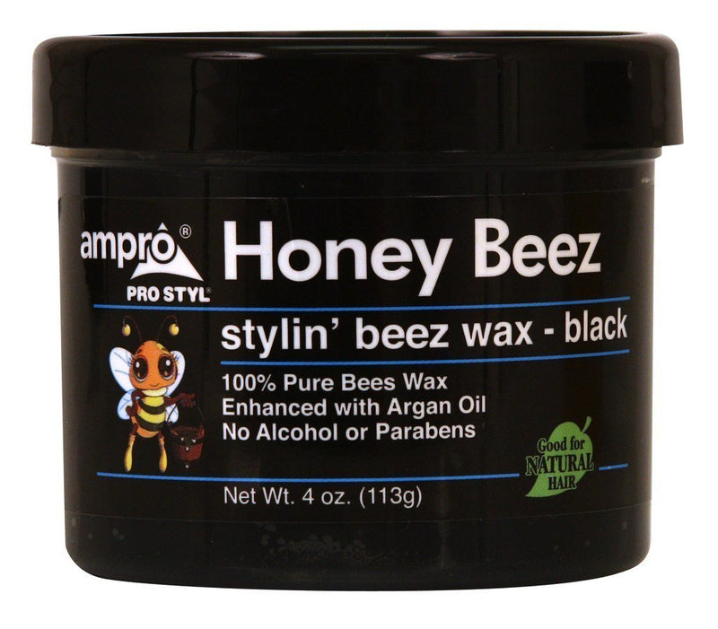 Ampro Pro Styl Honey Stylin' Beez Wax Black ( 4 OZ )