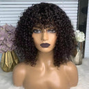 Dola Hair Boucy Shaggy Deep Curly Bang Wig Brazilian