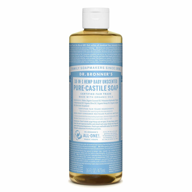 DR. Bronner's Castile Soap 16OZ and 32 OZ