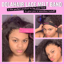 Dola Hair 2PCS Wig Band with Edge Brush for Wigs Edge Wrap to Lay Edges