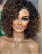 Jessies Wig 13x4 Short Ombre Brown Bob Wig Glueless Lace Front Human Hair Wigs Layered Cut Wigs