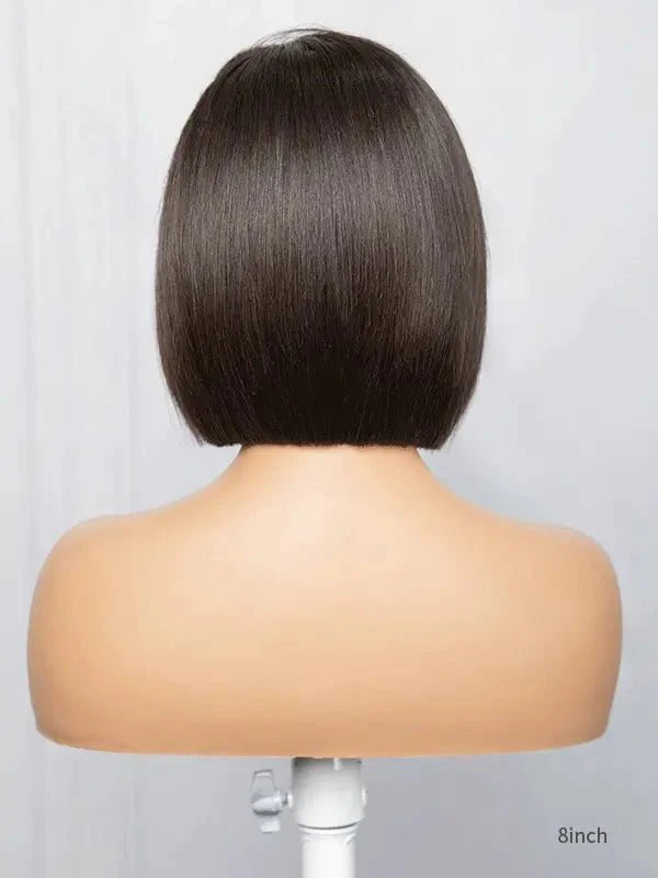 Hairvivi Nevaeh Natural Black Bob Wig HD Lace Front Human Hair