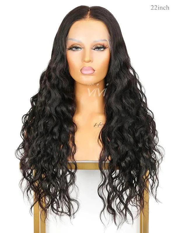 Hairvivi Cardi B Inspired Black Curly Wig With Plucked Hairline