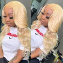 Mslynn 613 Blonde Wig Body Wave Wig 5x5 Lace Closure Wig Transparent Lace Wig