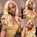 Mslynn 613 Blonde Wig Body Wave Wig 5x5 Lace Closure Wig Transparent Lace Wig