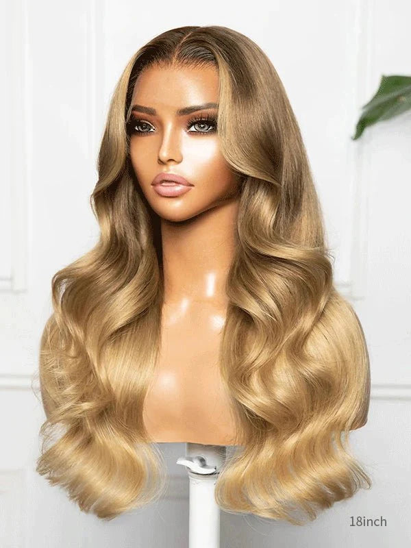 Hairvivi Alice Blonde Lace Front Wig Layered Human Hair  Wigs