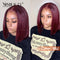 Xrs Beauty Hair 99J Burgundy Bob Wig 13x4 Lace Front Straight Human Hair [BOB08]