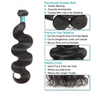 Ali Grace Body Wave Hair 3 Bundles With 13x4 Lace Frontal