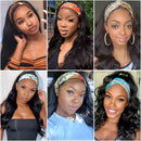 Aligrace Headband Body Wave Human Hair Wigs