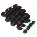 Ali Grace Peruvian Body Wave Hair Bundles 4 Pcs With 4x4 Lace Closure