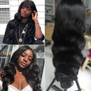 Aligrace Machine Made Body Wave Wig with Bangs