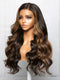 Hairvivi Fallon Brown Lace Front Wig Money Piece Highlights 180% Density Human Hair