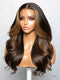 Hairvivi Julia-brown Hair Wig 180% Density HD Swiss Lace Bleached And Plucked