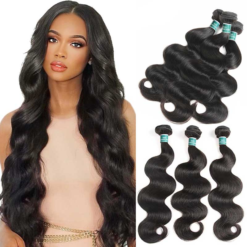 Ali Grace 3 Pcs Brazilian Body Wave Human Hair Bundles