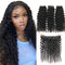 Ali Grace Deep Wave Hair Bundles 3 Pcs With 13x4 Lace Frontal