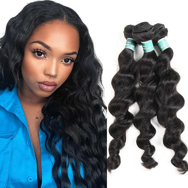 Ali Grace 3 Pcs Loose Wave Human Hair Bundles