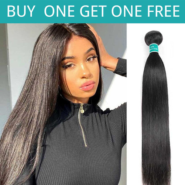 Buy One Get One Free Straight Hair Bundles