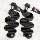 Natural Black Body Wave Bundles 1/3/4Pcs Hair Extensions