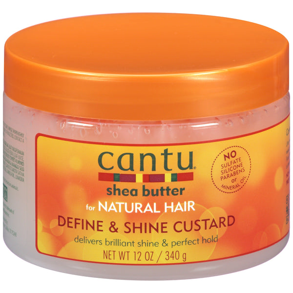 Cantu Define & Shine Curl Custard For Natural Hair (12 Oz)