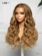 Hairvivi Allison Wavy Lace Front Wigs Caramel Light Brown Hair Glueless Wigs