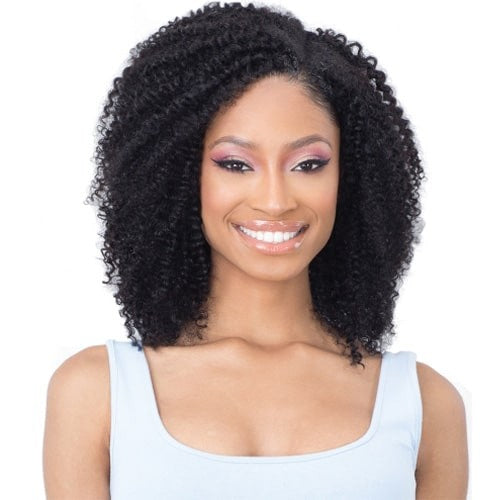 Shake-N-Go Naked 100% Human Hair Clip-In Weave - Coil Curl 14" 9 PCS