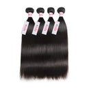 Dola Hair 2x6 Part Lace Closure With 3 Bundles 8A Brazilian Straight Hair