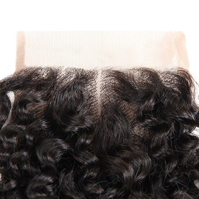 Dola Hair Good Quality Virgin Kinky Curly Human Hair Bundles With 5X5 HD Lace Closure