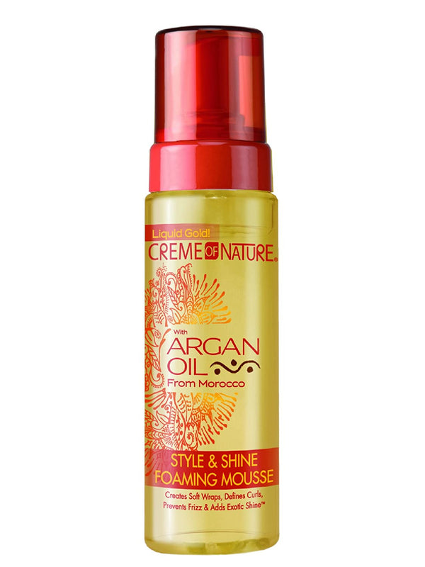 Creme of Nature Argan Oil Style N Shine Foam Mousse (7oz)