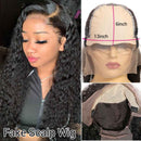 Aligrace 13x6 Lace Frontal Kinky Curly Human Hair Wigs