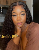 Jessies Wig Pre Cut Lace Curly 5x6 Crystal HD Lace Pre-bleached Wig Glueless Human Hair Wigs